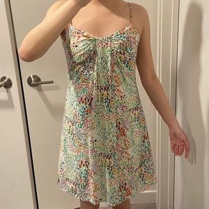 sleeveless floral slip mini dress from anthropologie hutch
wildflower pattern